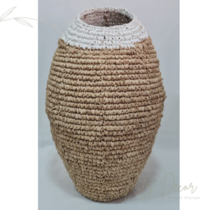 Vaso Orgânico em Palha