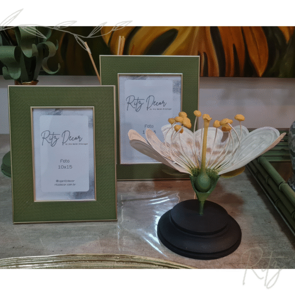 Flor decorativa - Escultura de mesa - Imagem 2