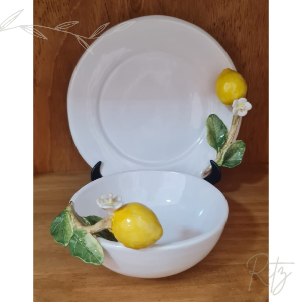 Bowl com prato de Limão - Zanatta Casa - Imagem 4