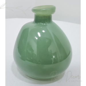 Vaso em vidro verde pequeno
