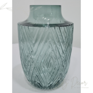 Vaso em vidro azul