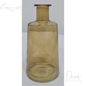 Vaso em vidro marrom
