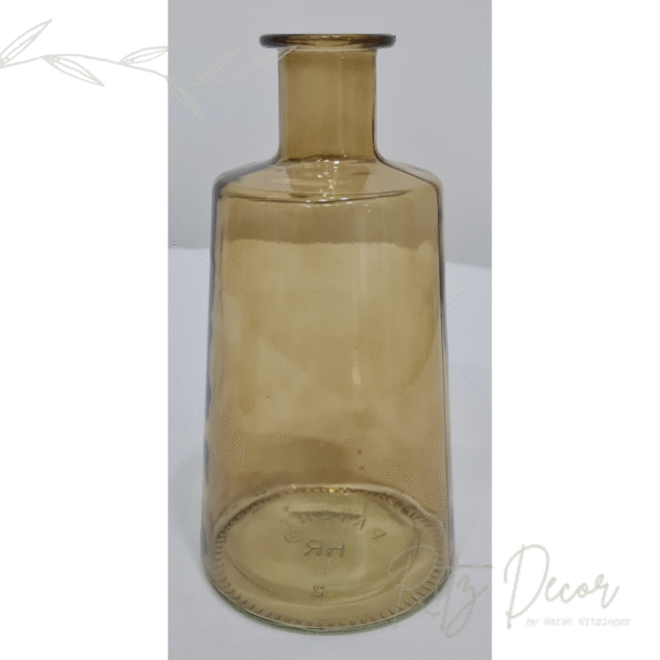 Vaso em vidro marrom