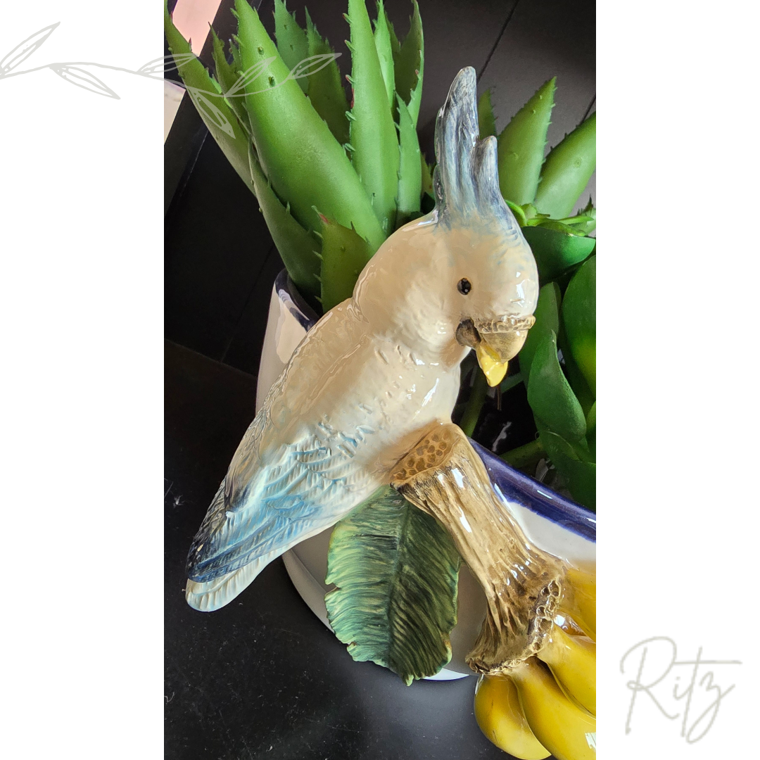 Cachepot de Calopsita e Banana - Zanatta Casa - Imagem 6