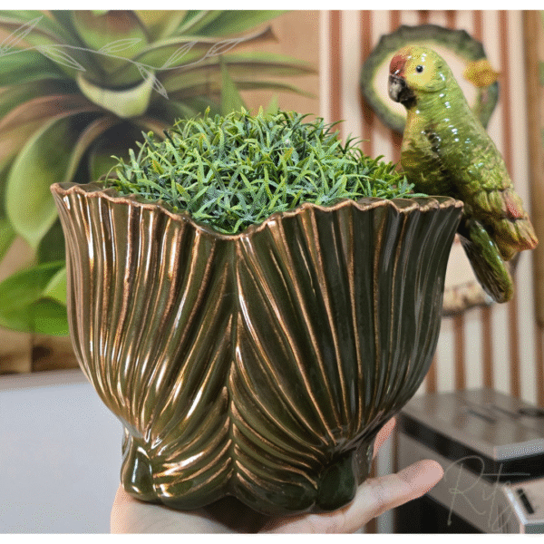 Cachepot Palmeira Pássaro P - Zanatta Casa - Imagem 4