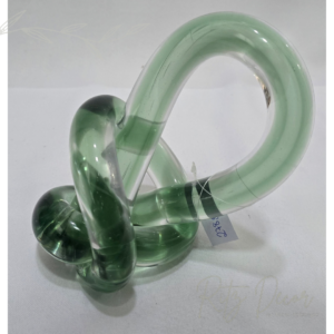 Escultura nó em vidro