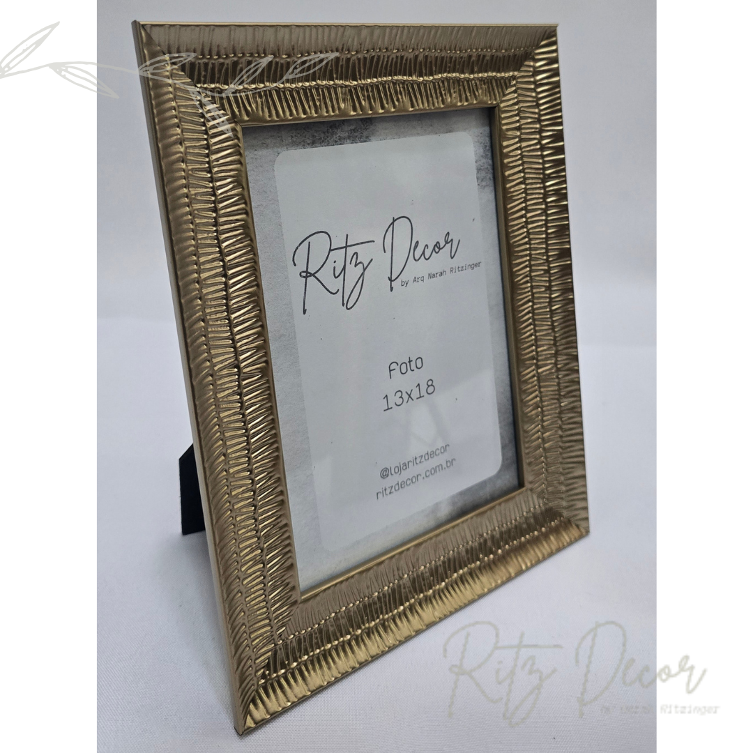 Porta retrato dourado