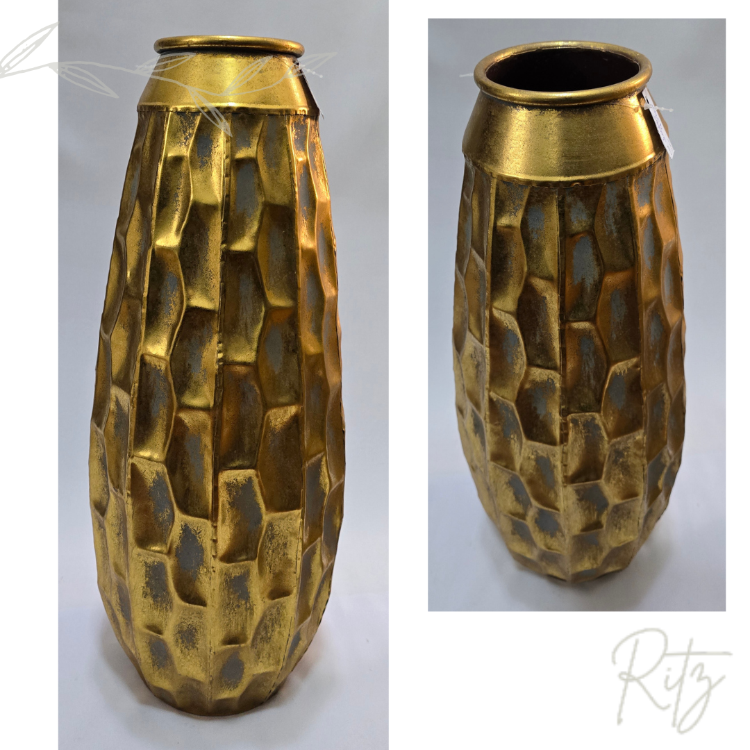 Vaso garrafa em metal - Imagem 2