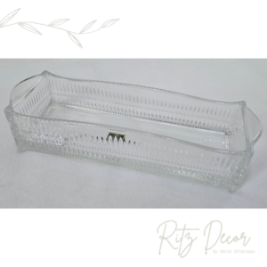 Porta talheres transparente