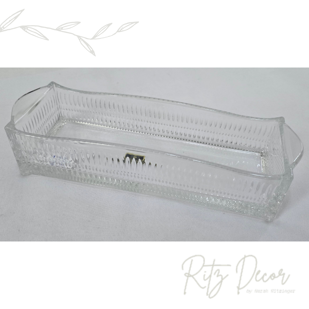 Porta talheres transparente